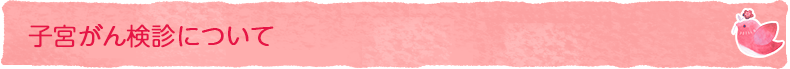 子宮がん検診について